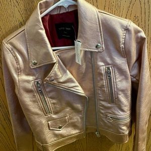 Brand new rose gold moto jacket